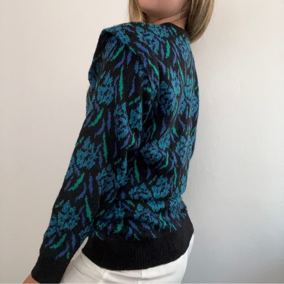 Vintage 90s knit sweater by POP England • So unique! - Picture 4 of 5